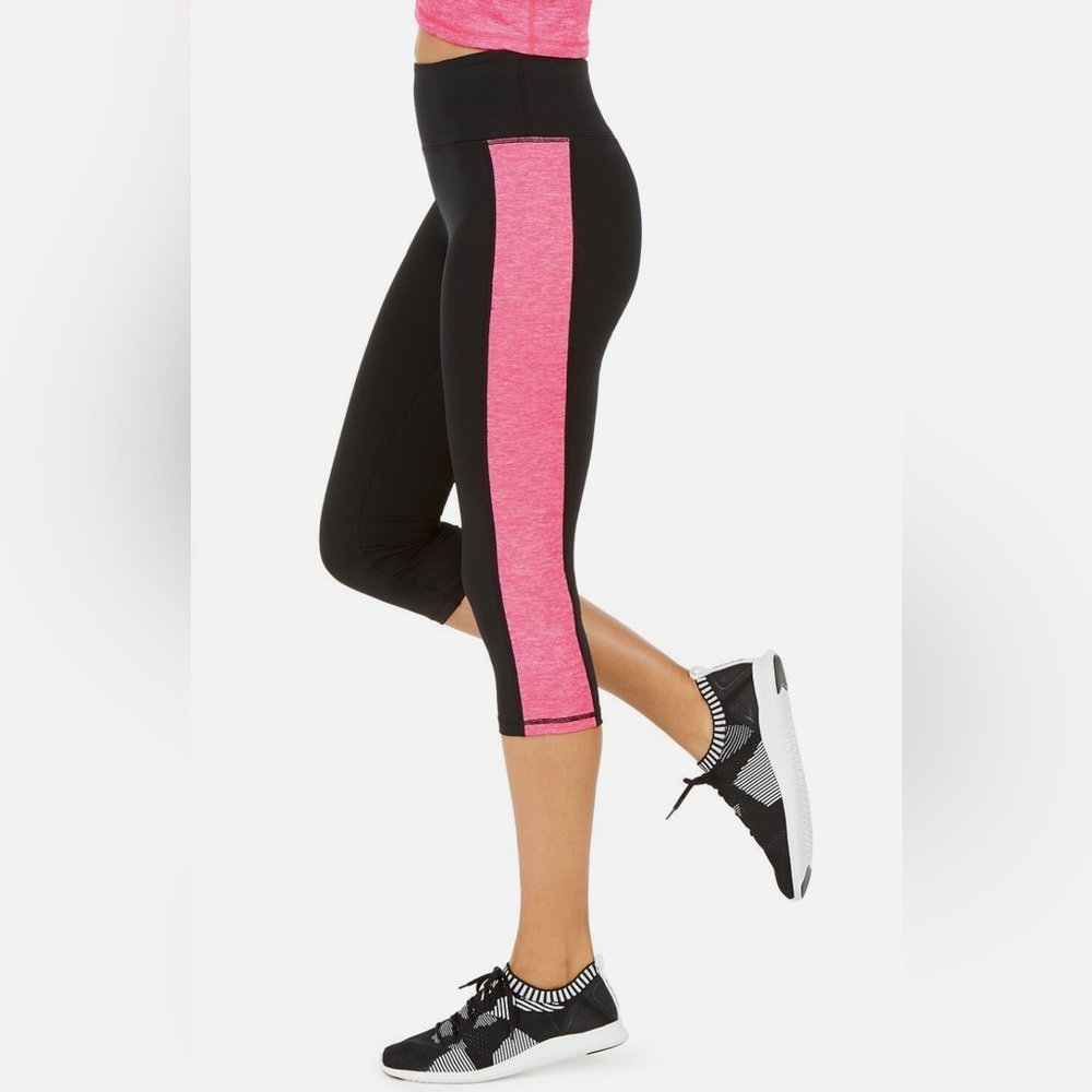 NWT Ideology Women’s Colorblock Cropped Leggings L